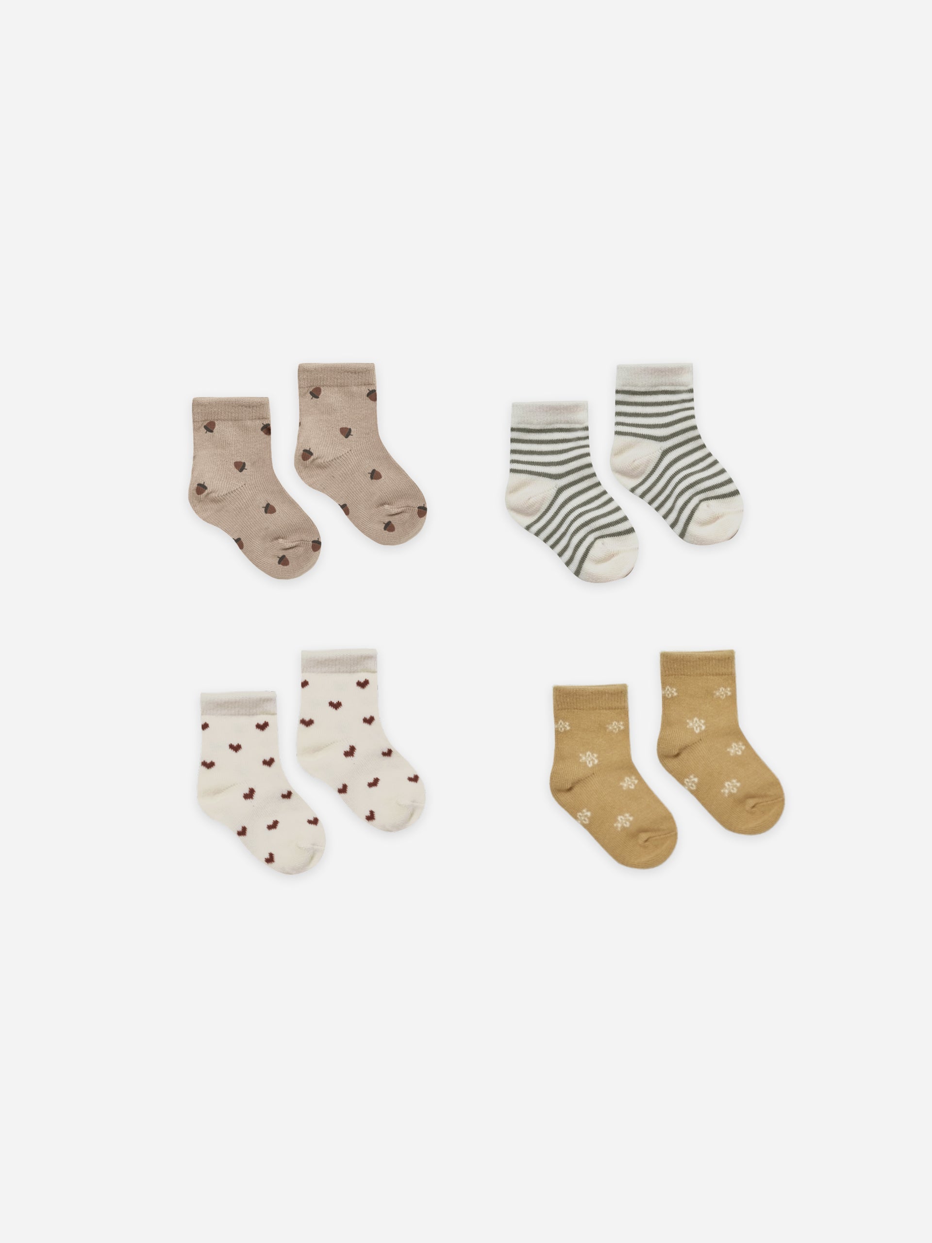 Quincy Mae set of 4 socks
