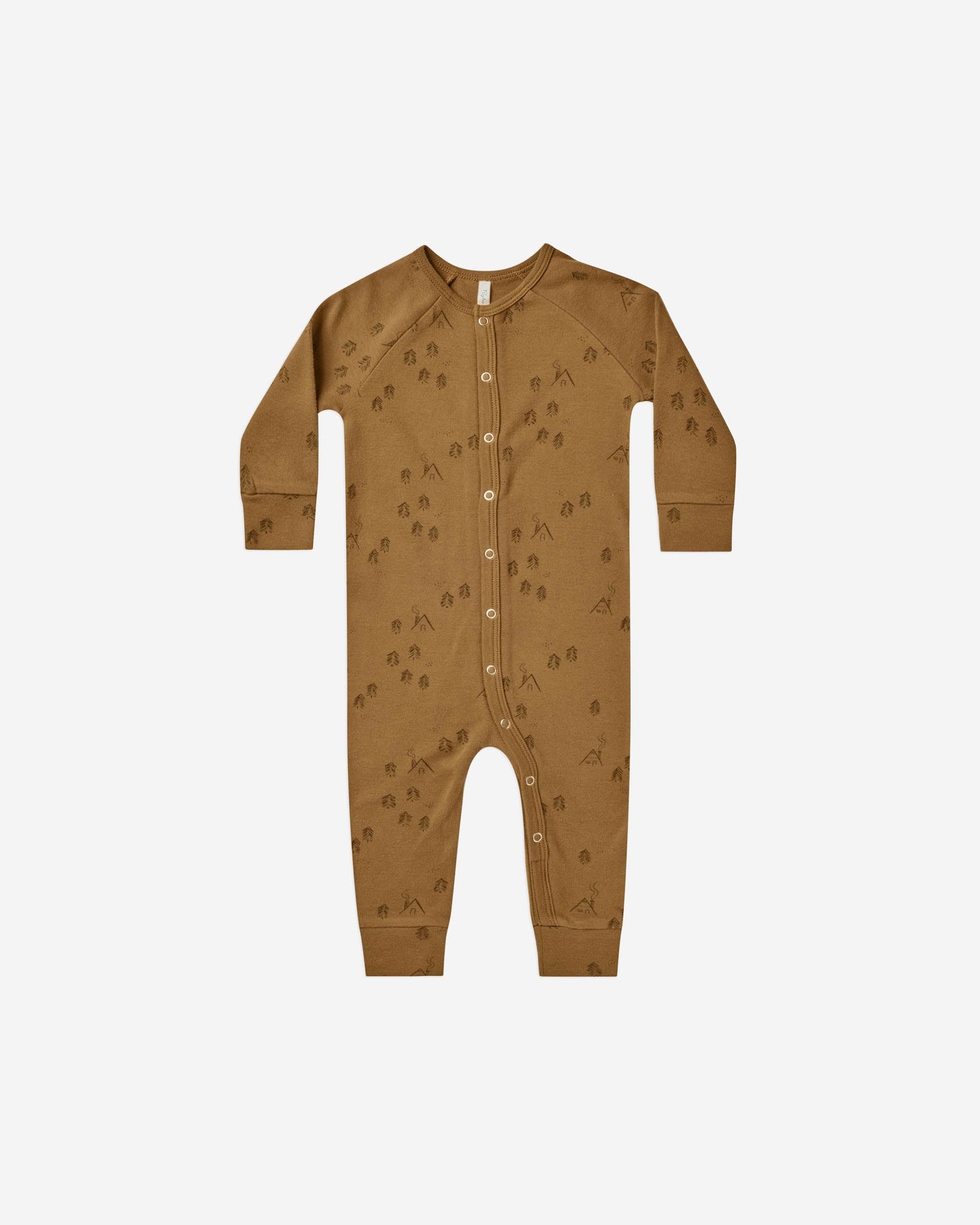 Rylee + Cru infant trees long john pajamas