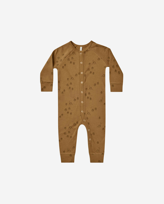 Rylee + Cru infant trees long john pajamas