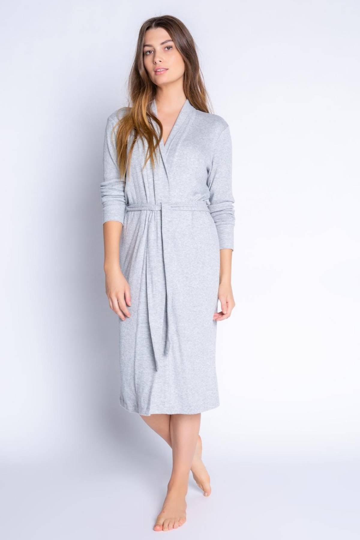 PJ Salvage ladies textured essentials robe