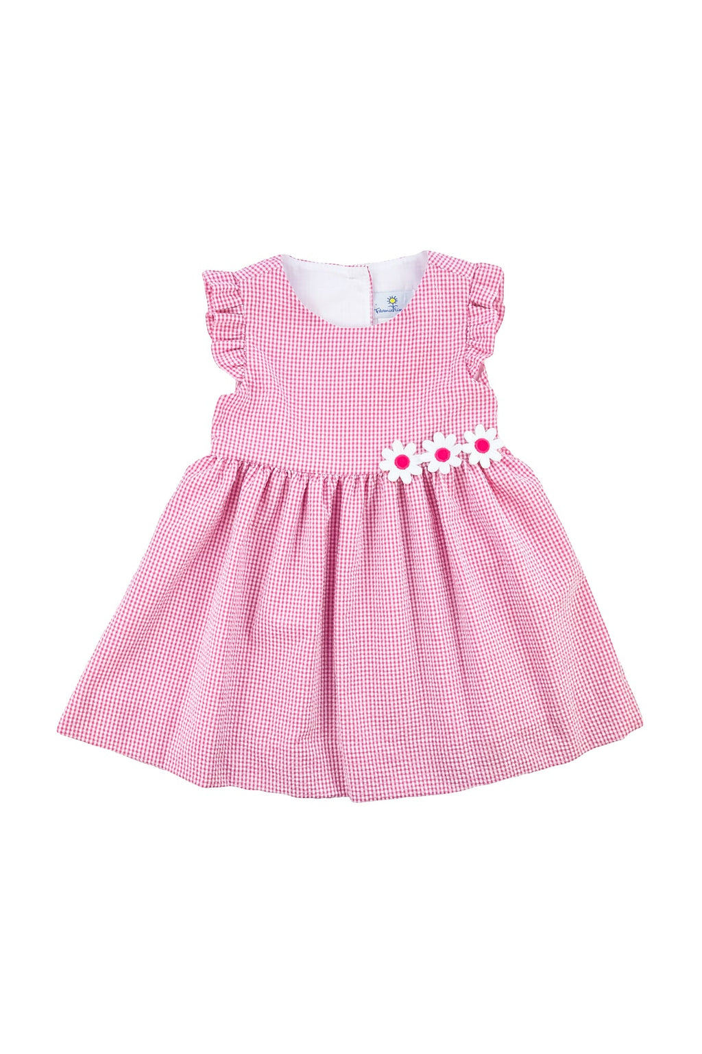 Florence Eiseman girls seersucker dress with flowers