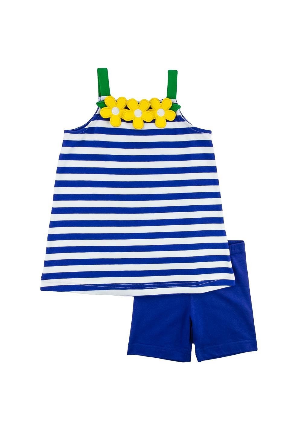 Florence Eiseman girls lazy daisies top & shorts set