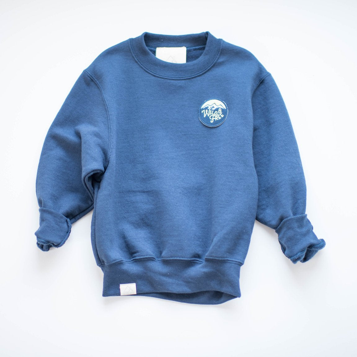 Seaslope kids embroidered patch sweatshirt