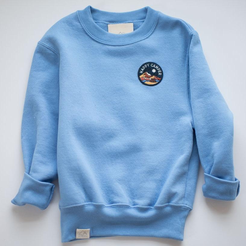 Seaslope kids embroidered patch sweatshirt