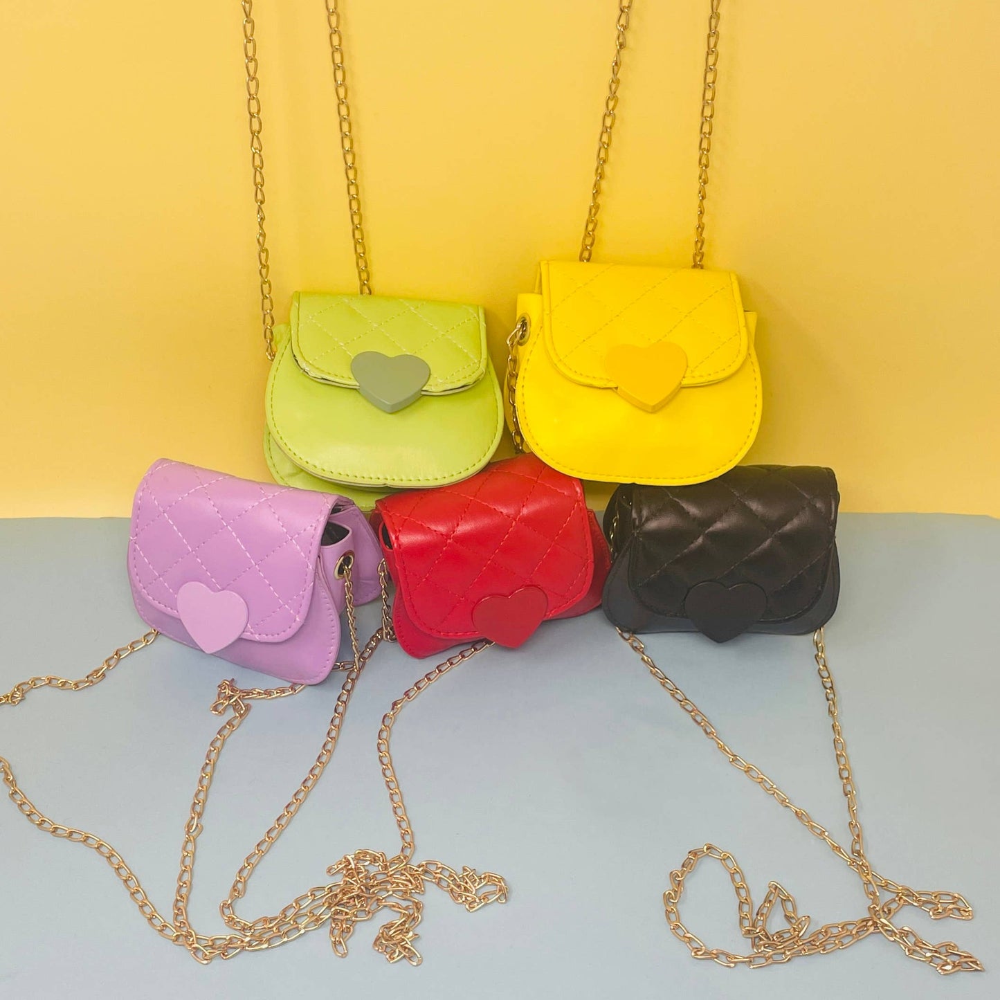 Rainbow Unicorn sweetheart quilted handbag
