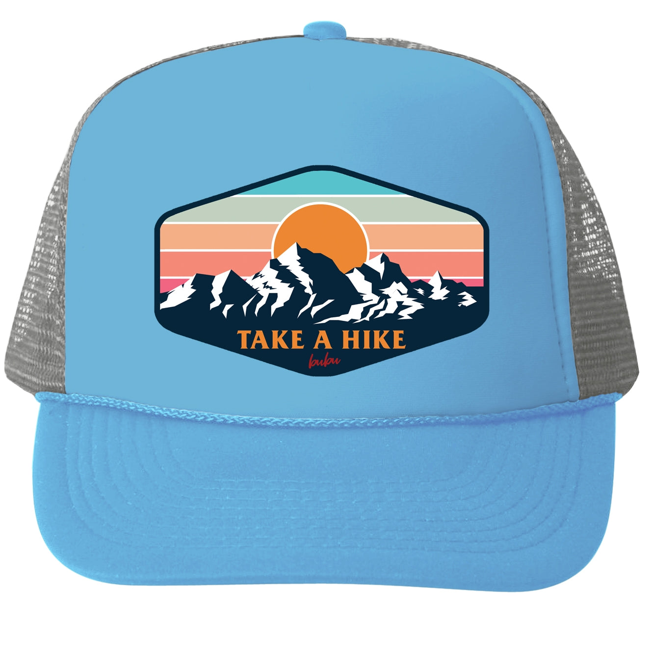 Bubu take a hike trucker hat