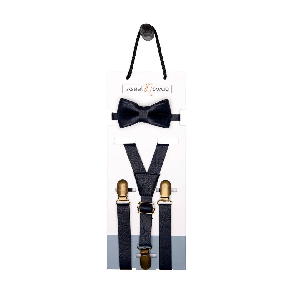 Papillon Bebe suspender & bow tie set