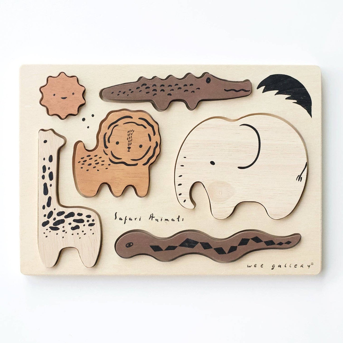 Wee Gallery wooden tray puzzle