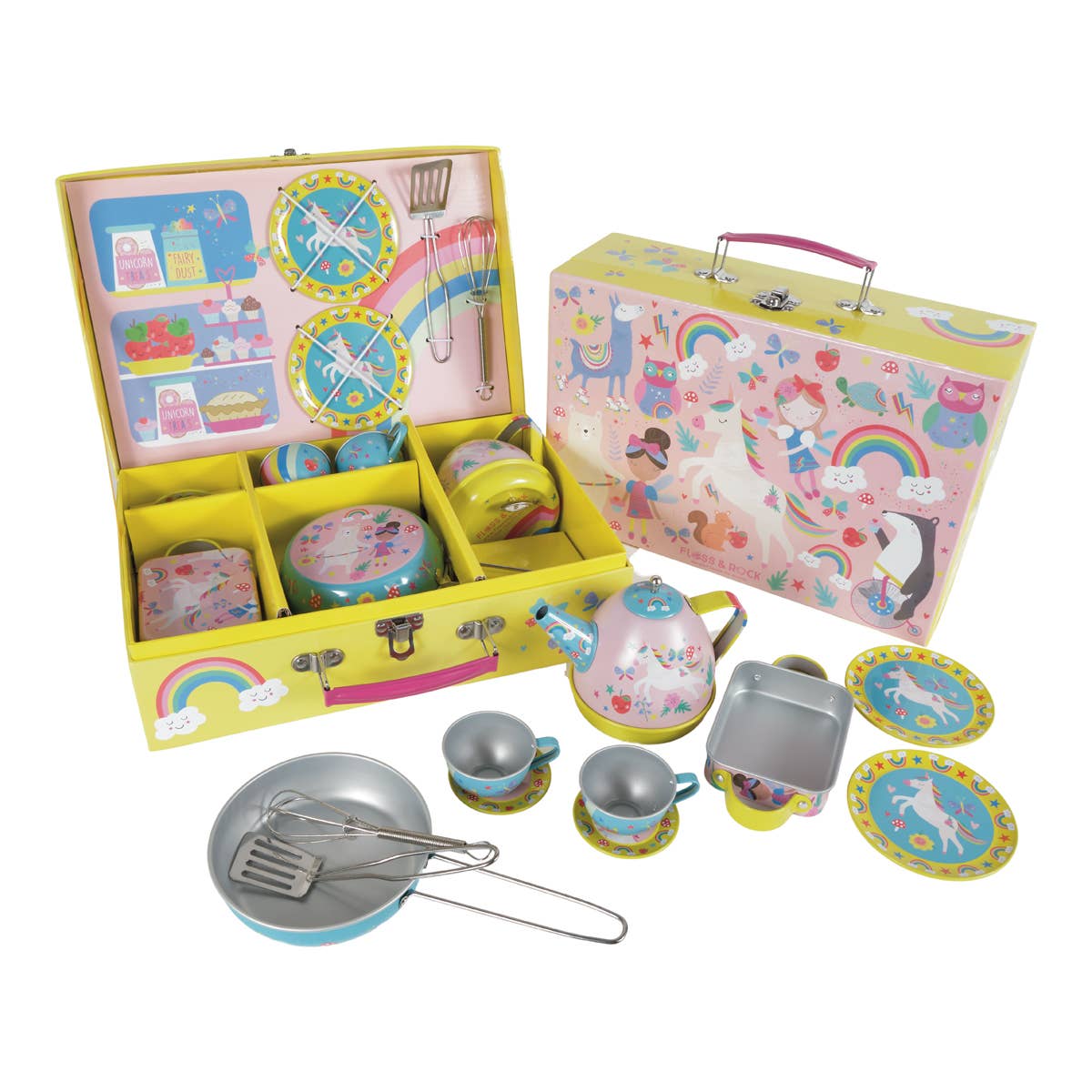 Floss & Rock 12 piece rainbow fairy kitchen set