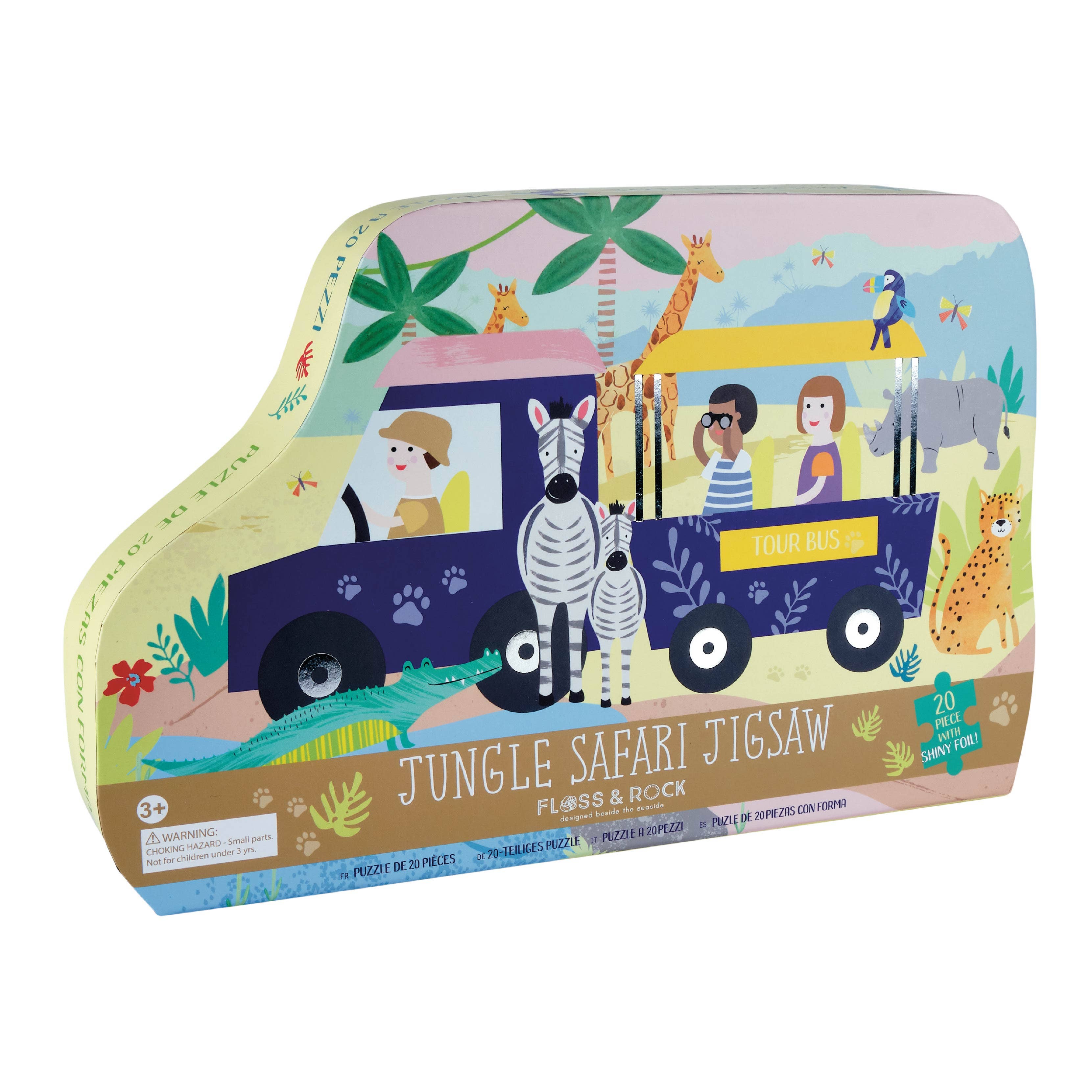 Floss & Rock 20 piece jungle jigsaw puzzle
