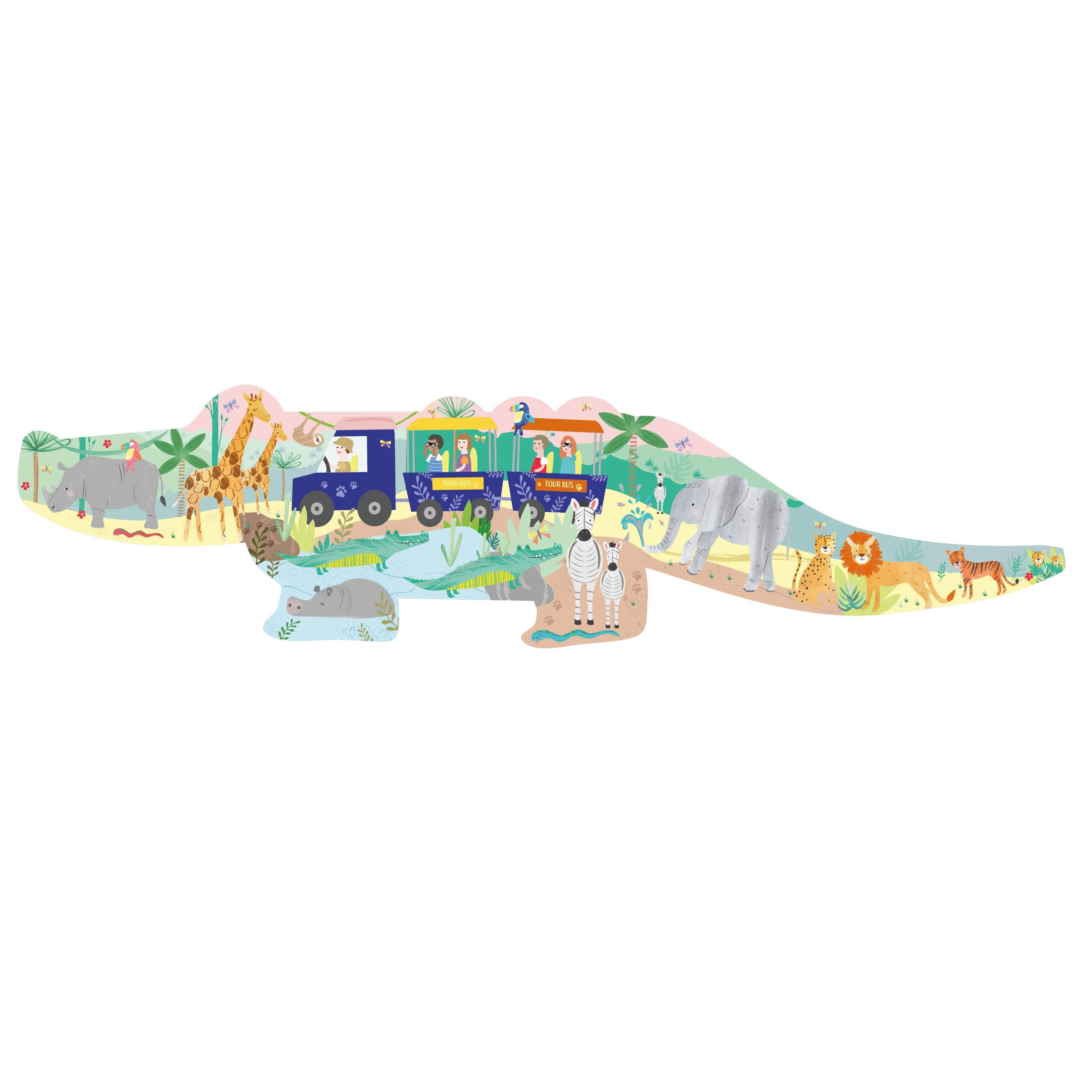 Floss & Rock 20 piece jungle jigsaw puzzle