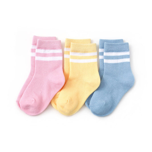 Little Stocking Co. stripe midi socks 3-pack