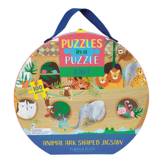 Floss & Rock 100 piece 3-in-1 puzzle