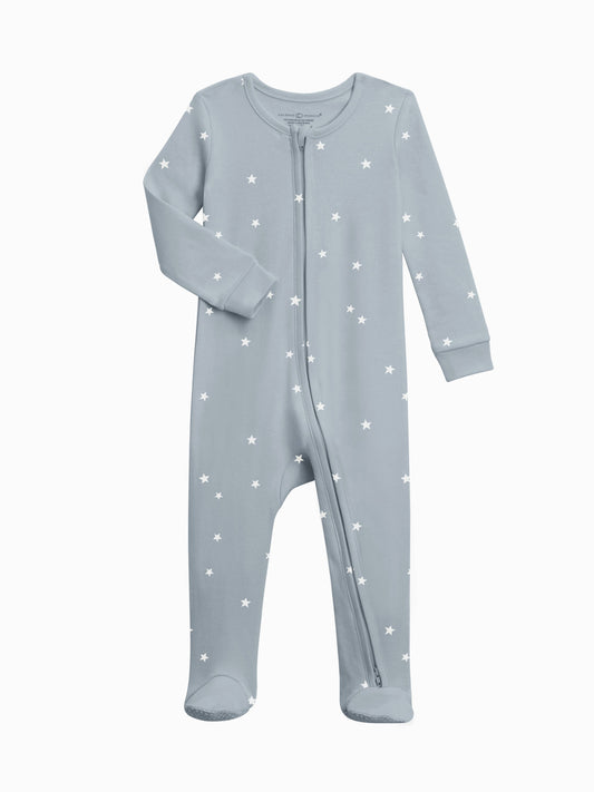 Colored Organics peyton zipper footie
