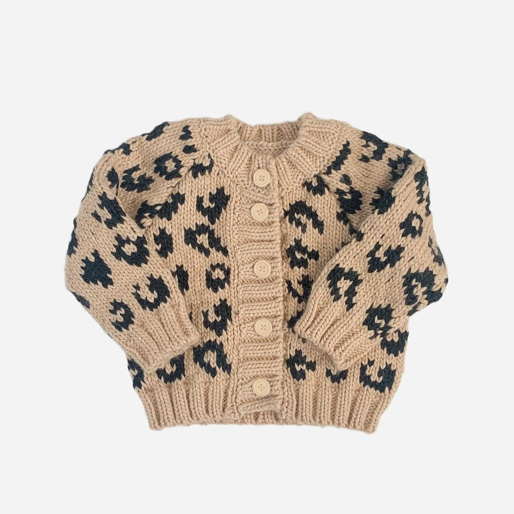 The Blueberry Hill girls cheetah print sweater