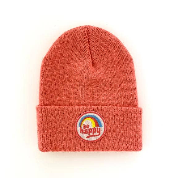 Seaslope embroidered patch beanie