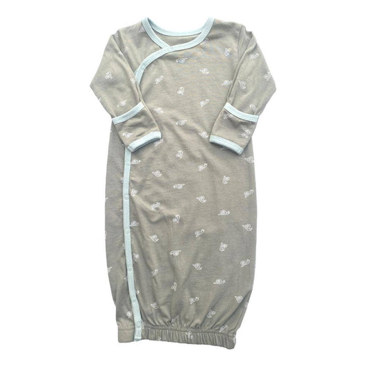 Cat & Dogma infant snail print sleep gown