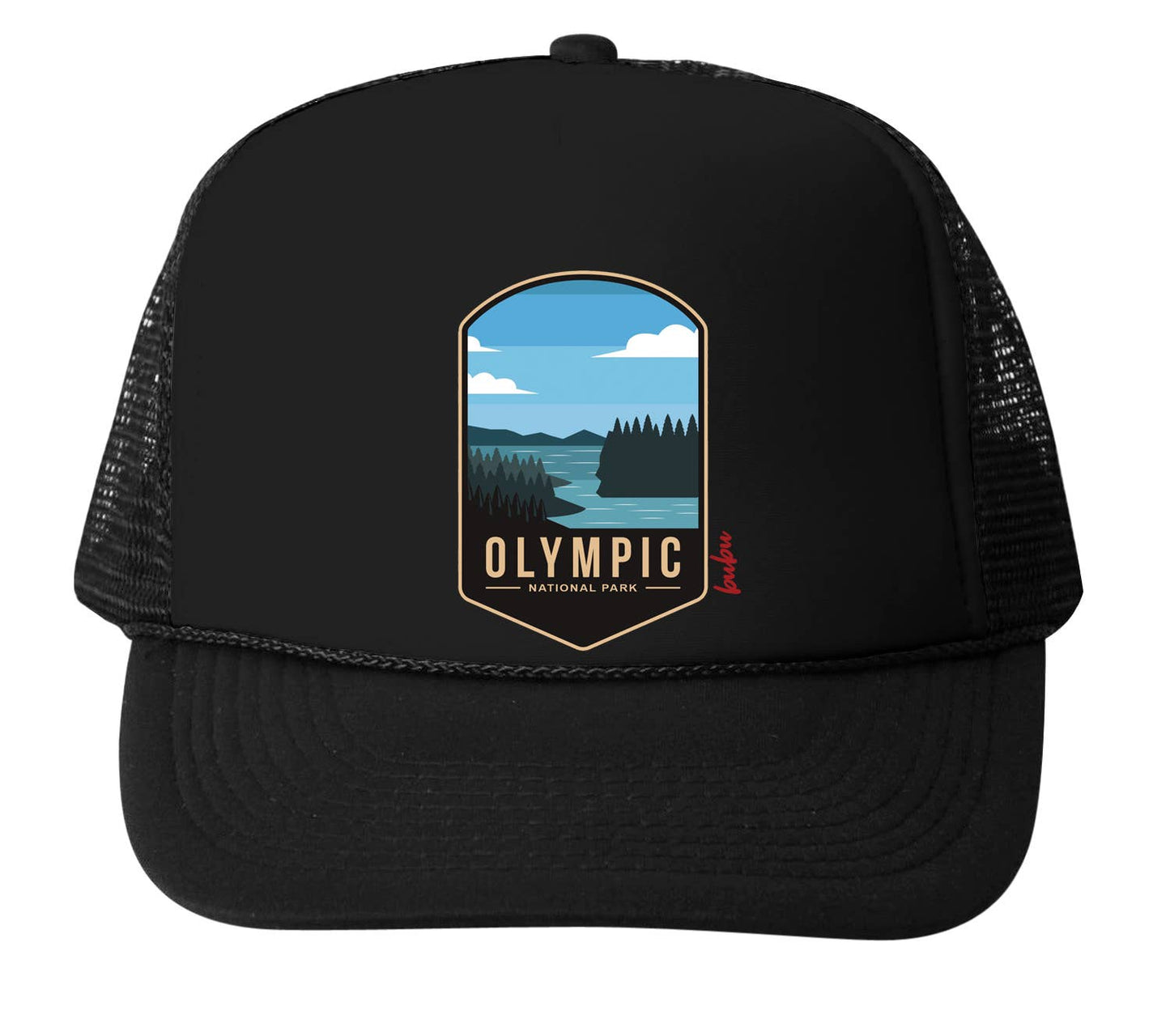 Bubu Olympic national park trucker hat