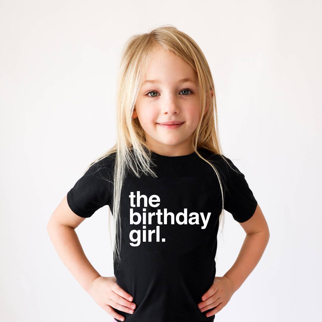 Tiny Trendsetter birthday girl tee