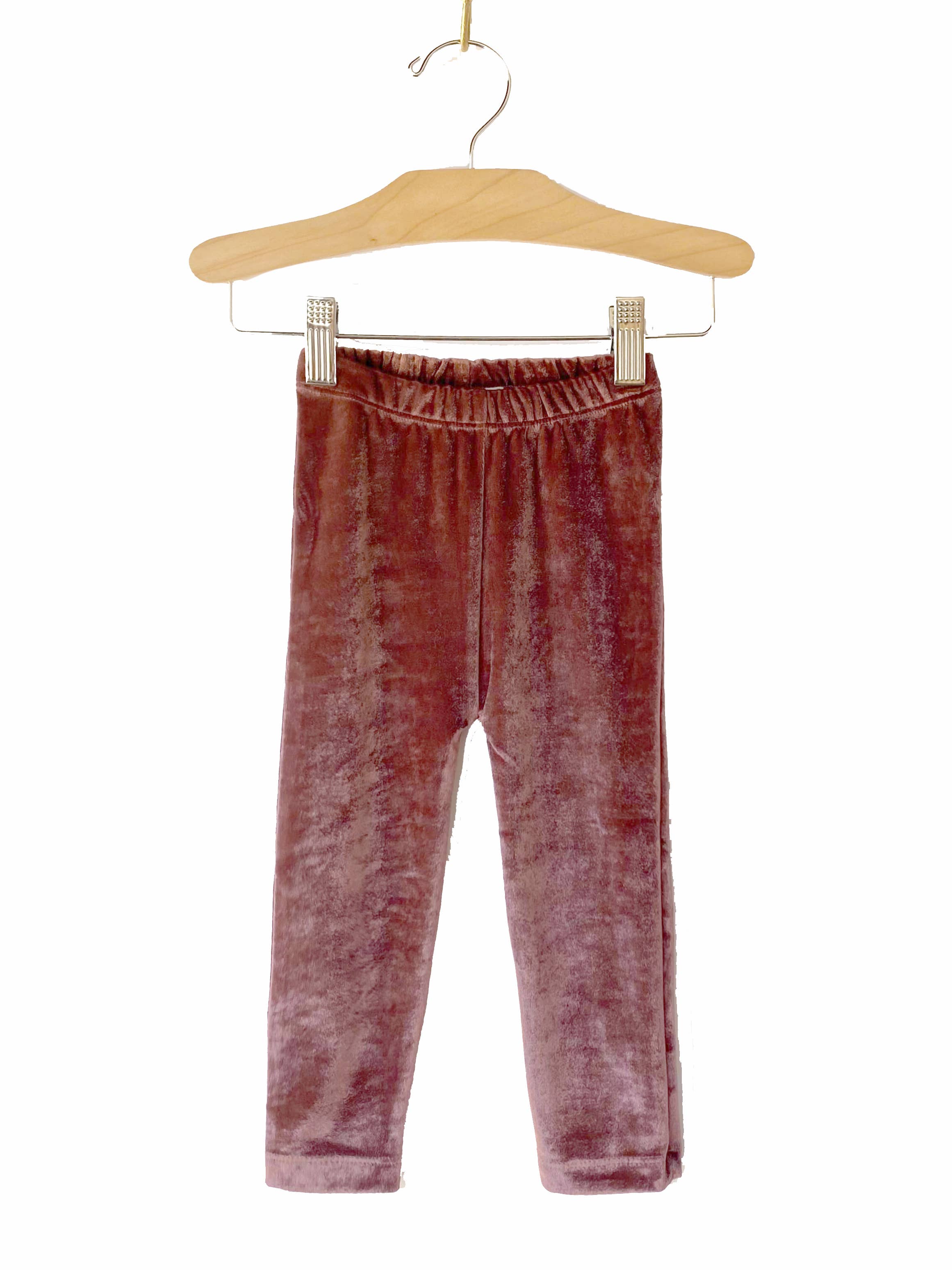 City Mouse girls velour leggings