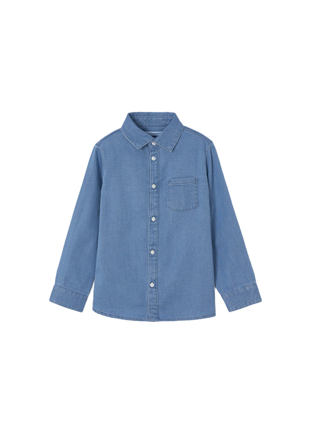 Mayoral boys soft denim shirt