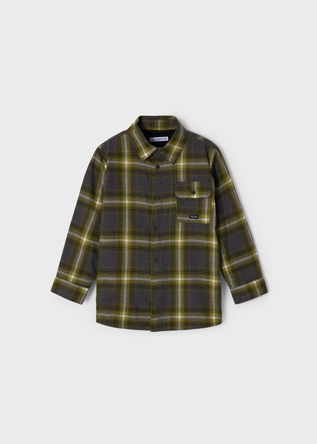Mayoral boys checked overshirt