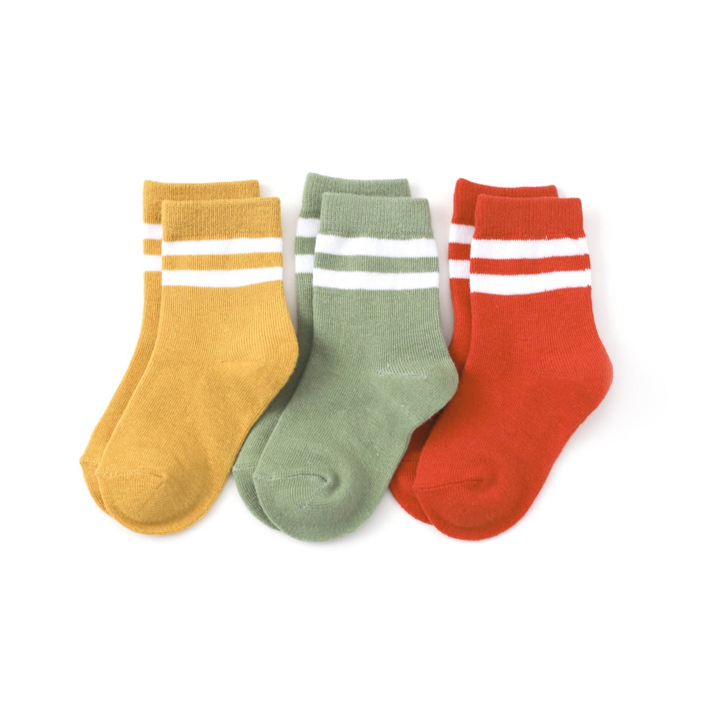 Little Stocking Co. stripe midi socks 3-pack