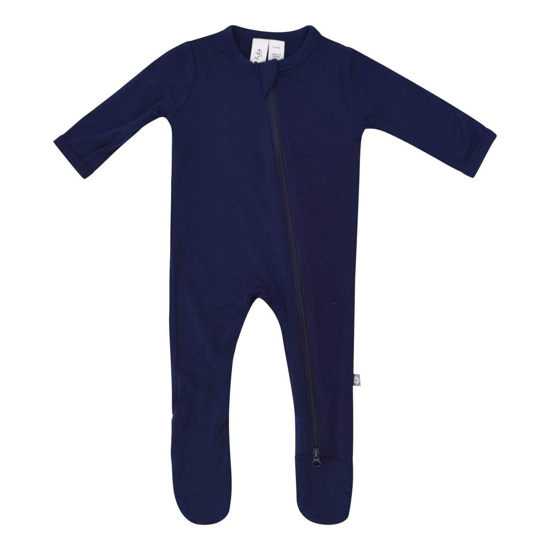 Kyte Baby solid zipper footie