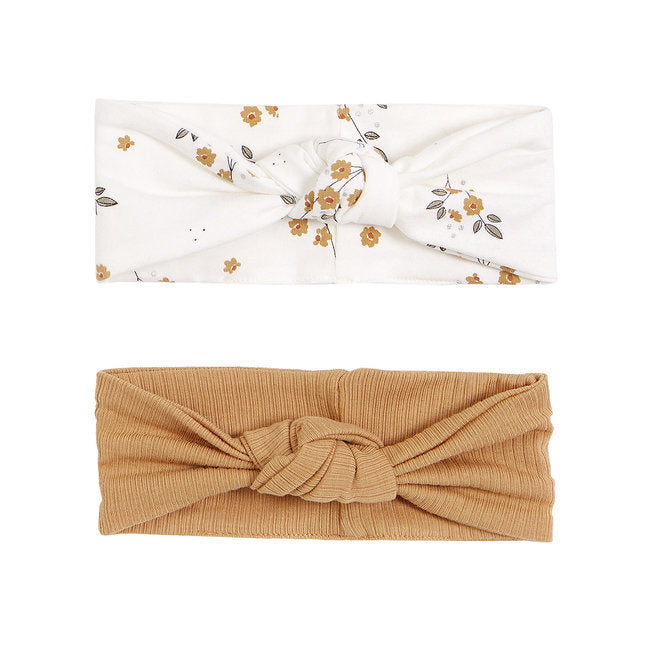 Petit Lem 2-pack winter floral headbands