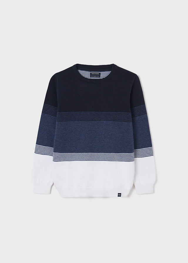 Mayoral boys stripe pullover sweater