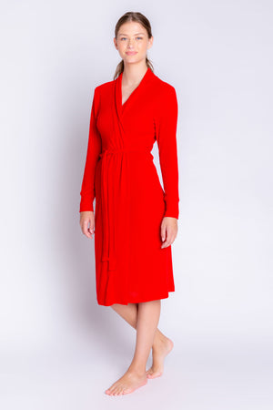 PJ Salvage ladies textured essentials robe