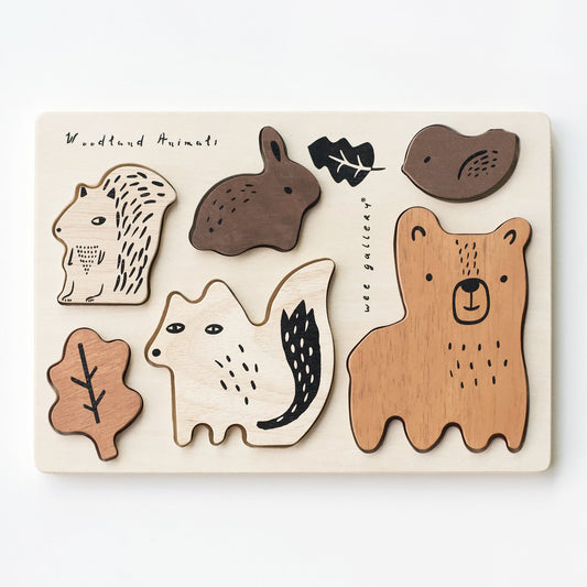 Wee Gallery wooden tray puzzle