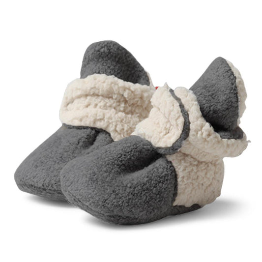 Zutano furry fleece booties