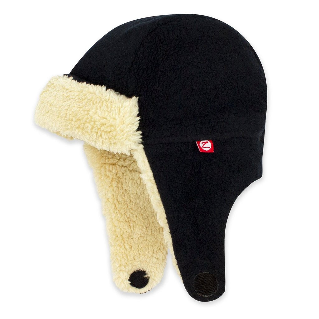 Zutano furry fleece trapper hat
